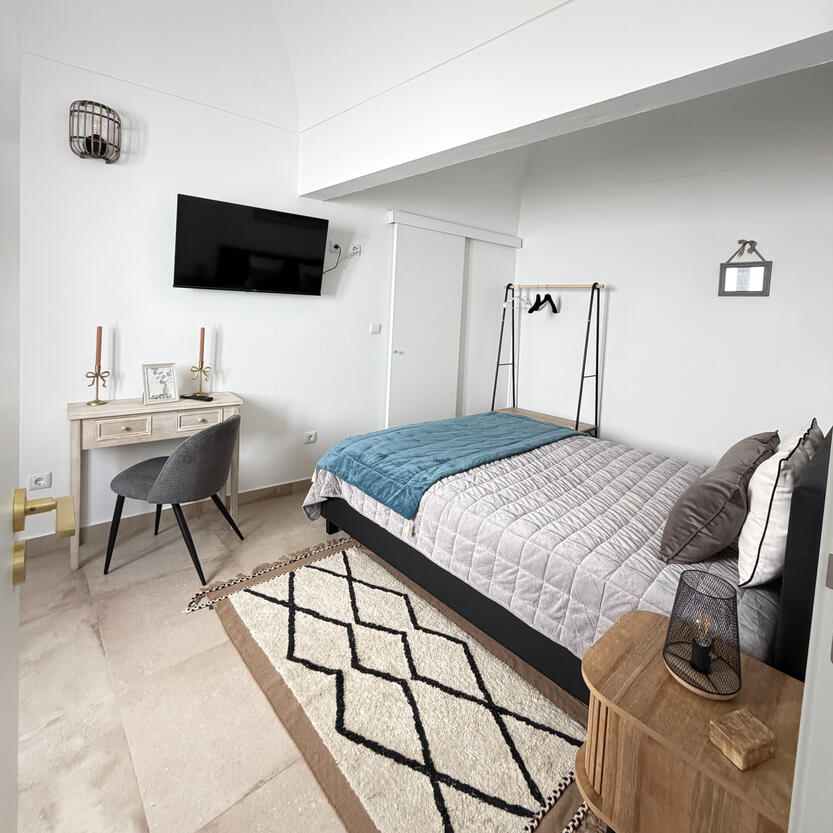 Quarto casal com casa de banho